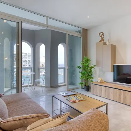 Apartman One Of A Kind, 1br Seafront In St Julians By 360 Estates *