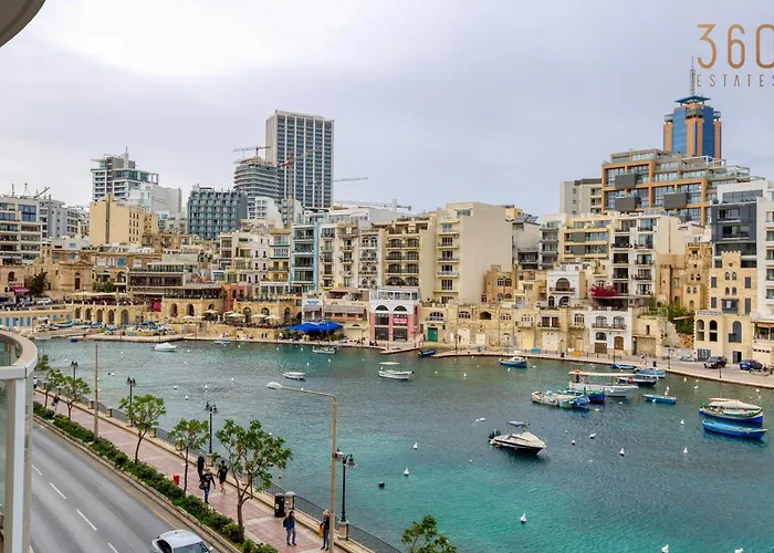One Of A Kind, 1br Seafront In St Julians By 360 Estates 아파트 Saint Julian's