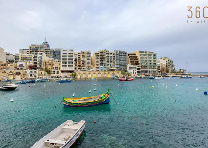 One Of A Kind, 1br Seafront In St Julians By 360 Estates *